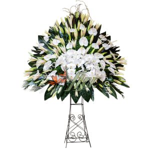 پایه فرفورژه سفید