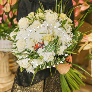 دسته گل سفید